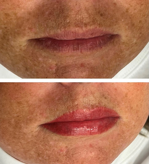 Lip Blushing Ashland KY - Before & After Treatment