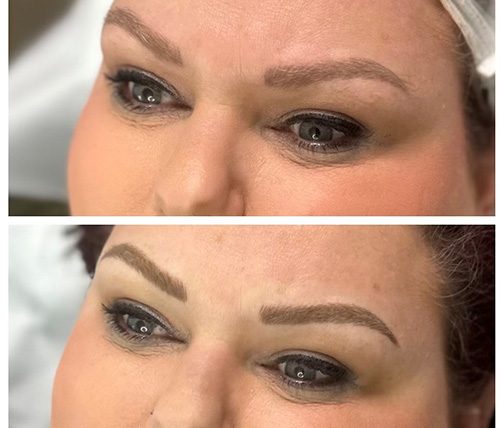 Microblading Ashland KY - Before & After Treatment