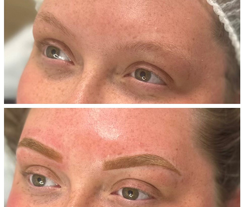 Microblading Ashland KY - Before & After Treatment