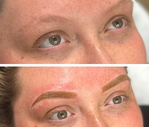 Microblading Ashland KY - Before & After Treatment